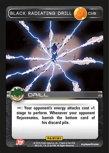 Black Radiating Drill (FOIL)